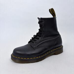 Dr. Martens 1460 Pascal Virginia Leather Boots Black 8